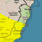 Chuva no ES: Inmet renova alerta amarelo para cidades capixabas