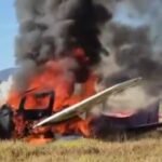 Piloto sobrevive a queda de avião monomotor em MG