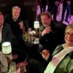 Foto mostra Gonet e Vorcaro fumando charuto em Londres